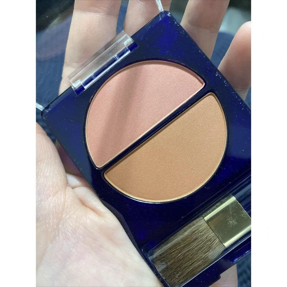 ESTEE LAUDER Blush All Day Natural‎ Cheek Color 04 Pink Cloud & Sepia 07